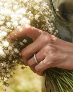 Raleigh 14k Yellow Gold Band Ring In White Diamond -Jewelry Shop kendra scott raleigh band ring 14k yellow gold white diamond