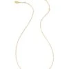 Roll Bar Chain Necklace In Mixed Metal -Jewelry Shop kendra scott roll bar chain necklace mixed metal 00