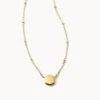 Davis Satellite Pendant Necklace In 18k Gold Vermeil