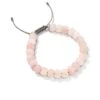 Cade Oxidized Sterling Silver Beaded Bracelet In Rose Quartz -Jewelry Shop kendra scott scott brothers cade beaded bracelet oxidized sterling silver rose quartz 00