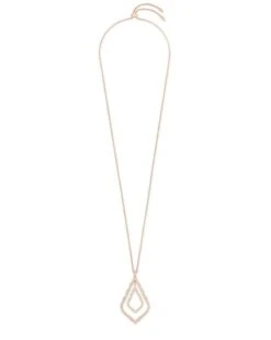 Simon Long Pendant Necklace In Rose Gold 7 Simon Long Pendant Necklace In Rose Gold -Jewelry Shop kendra scott simon pendant necklace rose gold na brass 01 lg