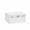Medium Antique Brass Jewelry Box In White Lacquer -Jewelry Shop kendra scott small jewelry box organizer 00 default lg