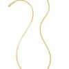 Small Serpentine Chain Necklace In 18k Gold Vermeil 1 Small Serpentine Chain Necklace In 18k Gold Vermeil -Jewelry Shop kendra scott small serpentine chain necklace 18k gold vermeil 00