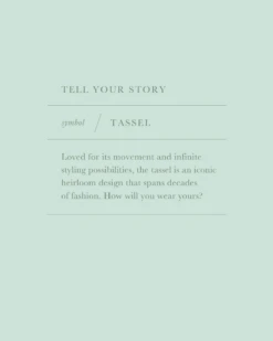 Small Tassel Charm In Rose Gold -Jewelry Shop kendra scott small tassel charm 03 lg