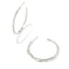 Sophee Hoop Earrings In Sterling Silver
