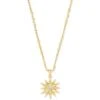 Star Charm Pendant Necklace In Gold -Jewelry Shop kendra scott starburst charm pendant necklace gold 00 lg
