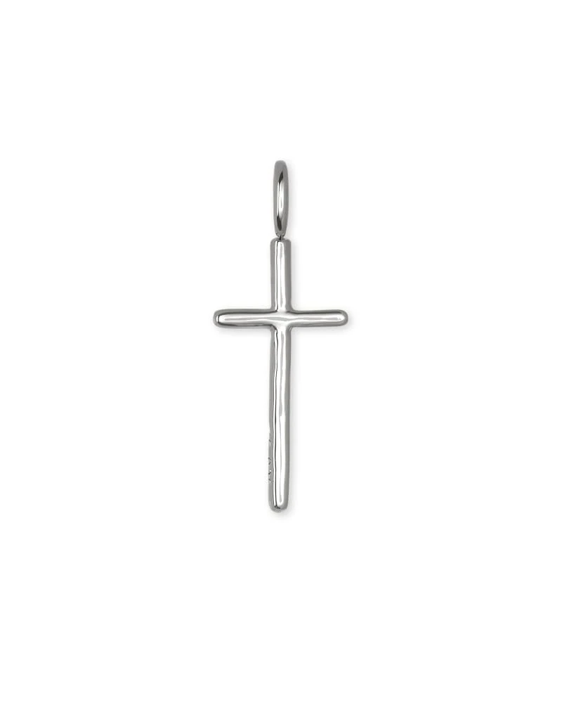 Cross Charm In Sterling Silver 3 Cross Charm In Sterling Silver