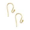Earring Hook In 18k Gold Vermeil -Jewelry Shop kendra scott sterling earring hook 18k gold vermeil 00 lg