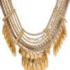 Sydney Statement Necklace In Vintage Gold -Jewelry Shop kendra scott sydney statement necklace vintage gold 01