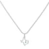 Texas Charm Necklace In Sterling Silver -Jewelry Shop kendra scott texas charm sterling silver turquiose 00 lg
