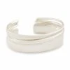 Tiana Pinch Bracelet Set In Bright Silver -Jewelry Shop kendra scott tiana bright silver pinch bracelet set 00 default lg