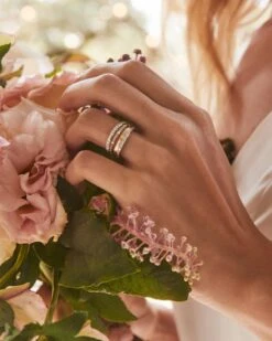 Whitney 14k Yellow Gold Band Ring In White Diamond -Jewelry Shop kendra scott whitney band ring 14k yellow gold white diamond 4