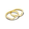 Wishbone Gold Ring Set In White Crystal 2 Wishbone Gold Ring Set In White Crystal -Jewelry Shop kendra scott wishbone crystal ring set gold white cz 00
