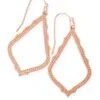 Sophia Drop Earrings In Rose Gold